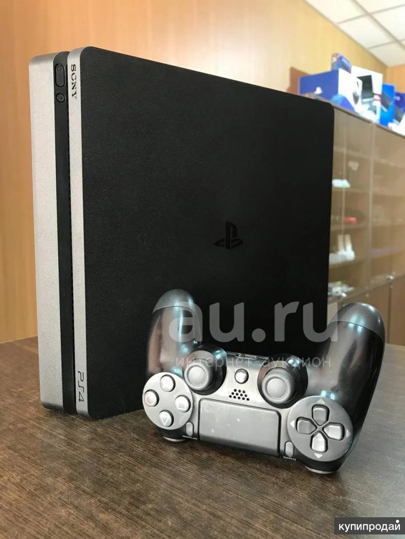 Sony PlayStation 4 Slim 1000 Gb Геймпад v2 PS4 PS в Красноярске