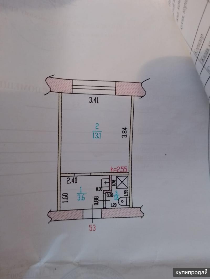 1-к квартира, 18 м2, 4/5 эт. Малахова, 63 в Барнауле