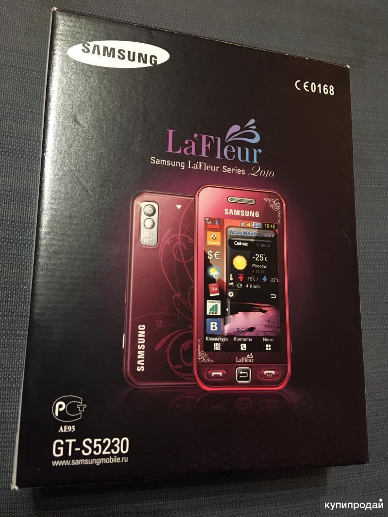 Samsung GT-S5230 La Fleur Garnet Red + Чехол в Москве