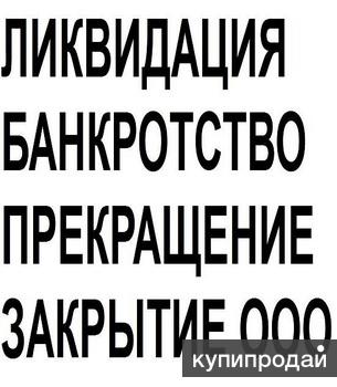Ликвидация, банкротство, закрытие ООО, прекращение ИП