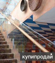 Лестничные и торговые ограждения, отбойники, поручни из нержавейки.