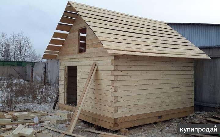 Срубы из бруса 150х150 для бани из осины