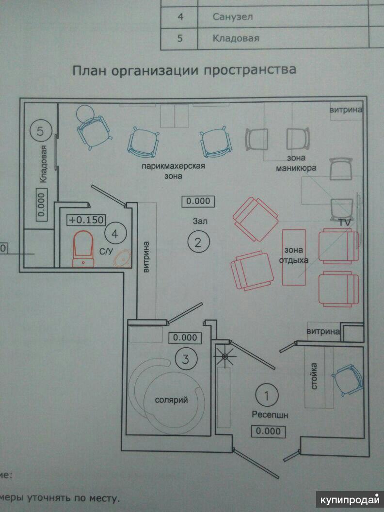 Организационный план салона красоты