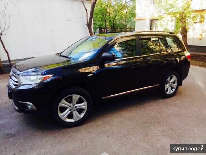 Toyota Highlander 2012 черный