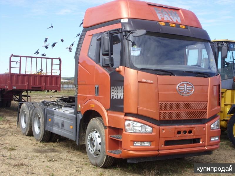 Тягач FAW 6x4 новый 390 л.с.на стоянке, высокая кабина