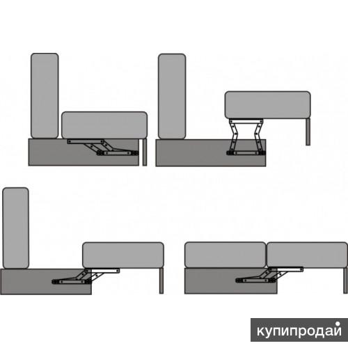 Диван раскладной из 3 частей