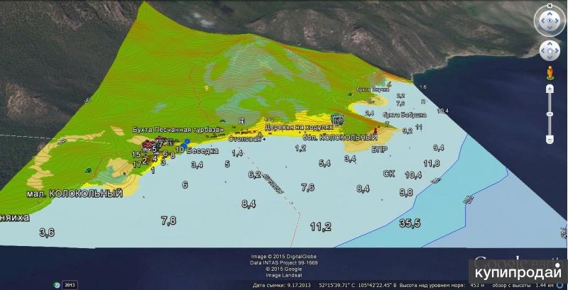 Карта байкал бухта песчаная
