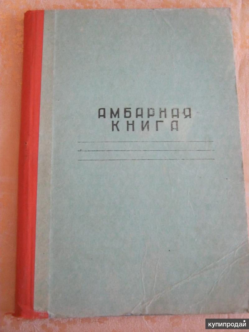 Амбарная книга образец