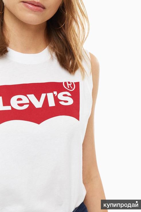 Новая майка. Майка Levis 181850003. Топ Levis. Бренд Levi's. Топ Левис белый.