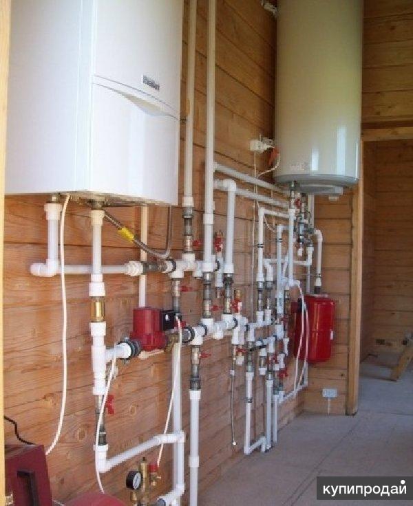 Монтаж газовых котлов, отопления, водоснабжения