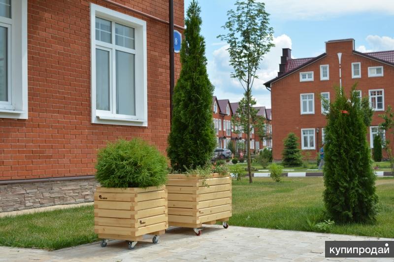 Кашпо для растений на колесах Terra Box в Москве