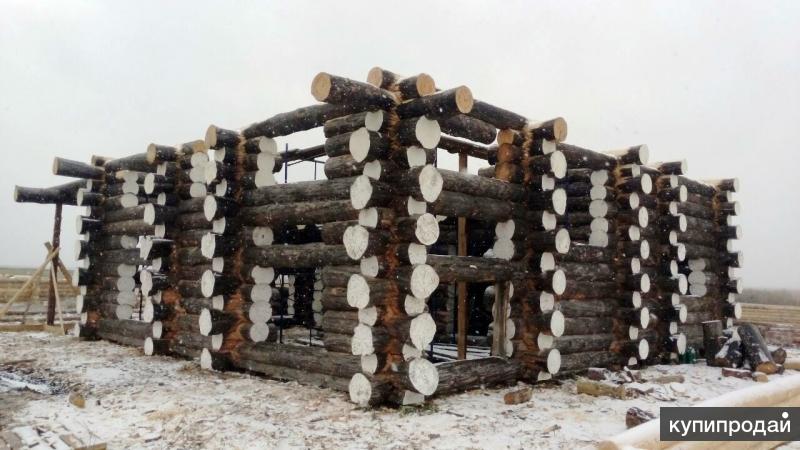 Коттедж 200 м² в 2 этажа из бревна D36-38см