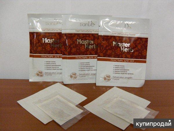 Детоксикационный пластырь для ног Master Herb