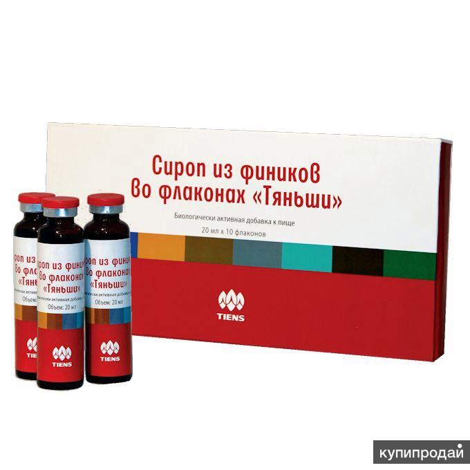 Сироп из фиников во флаконах «Тяньши»