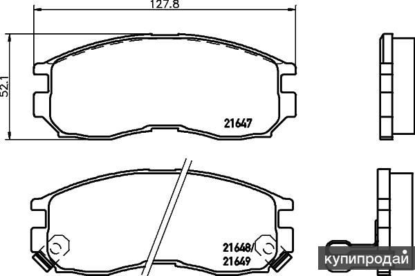 Тормозные колодки от Hella Pagid для Honda Accord, Hyundai Santamo, Mitsubishi