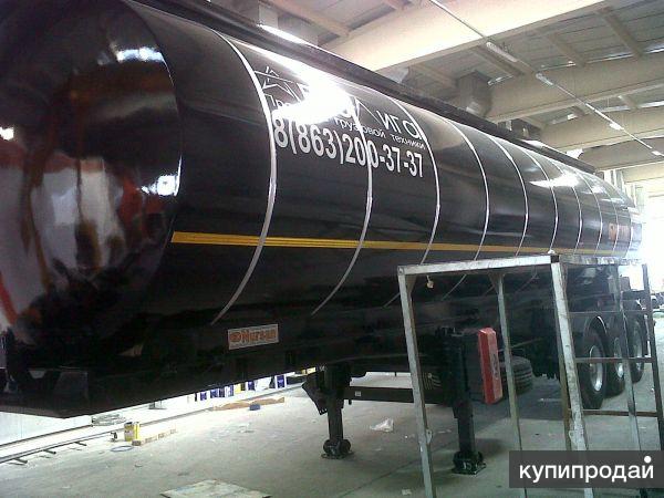 Полуприцеп-цистерна для транспортировки темных нефтепродуктов NURSAN 35 м3