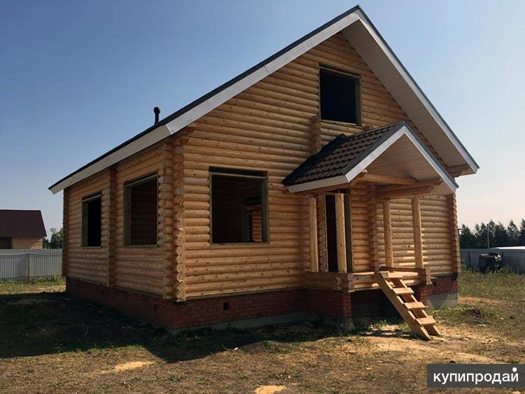 Заказать строительство срубовой бани с мансардой в Пензе