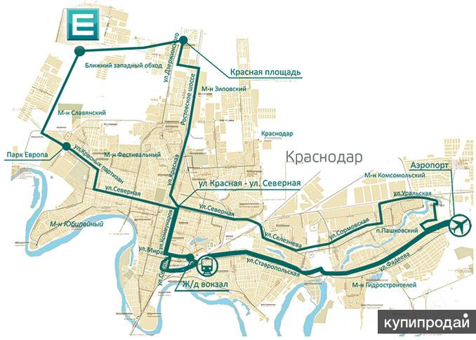 Карта краснодара с новостройками