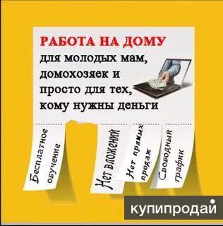 Требуется менеджер удаленно на дому в интернет-магазин