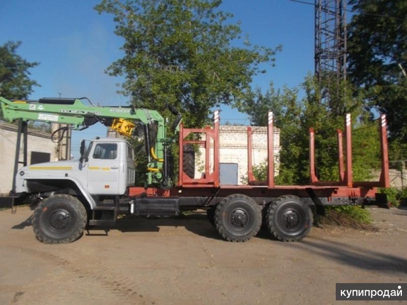 Сортиментовоз с манипулятор Урал 4320 6х6