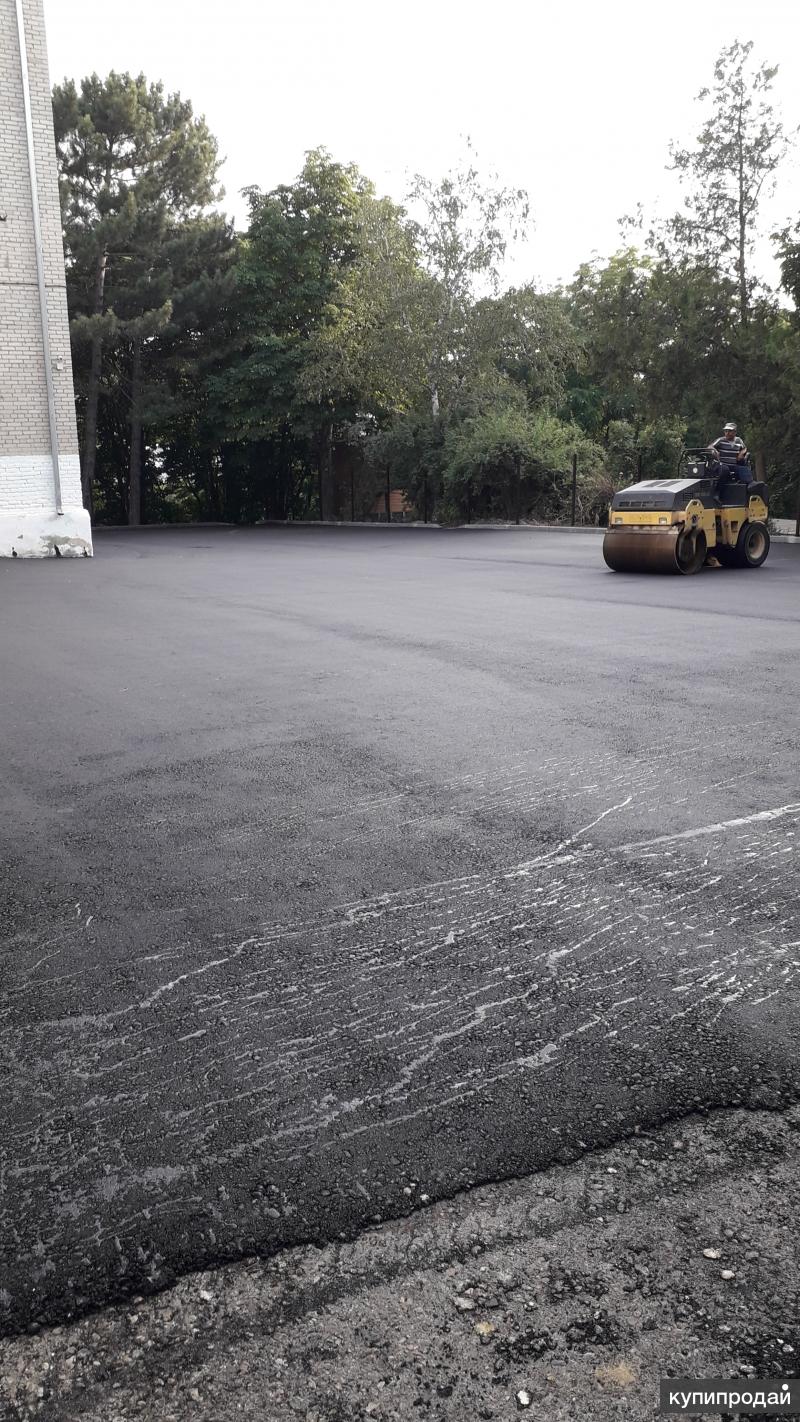 Профилирование территории. Укладка асфальта. Ремонт дорог площадок. Разборка покрытий и оснований: асфальтобетонных. Дорожные работы.