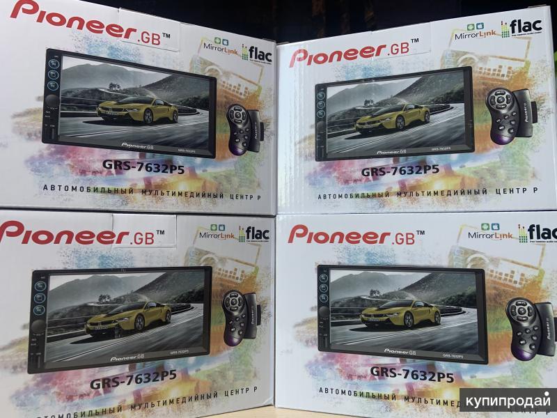 Магнитола 2 din DV-Pioneer.GB GRS-7632P5 в Новосибирске
