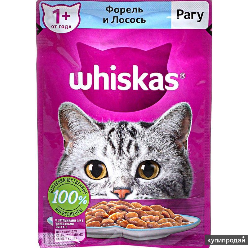 Whiskas рагу с форелью