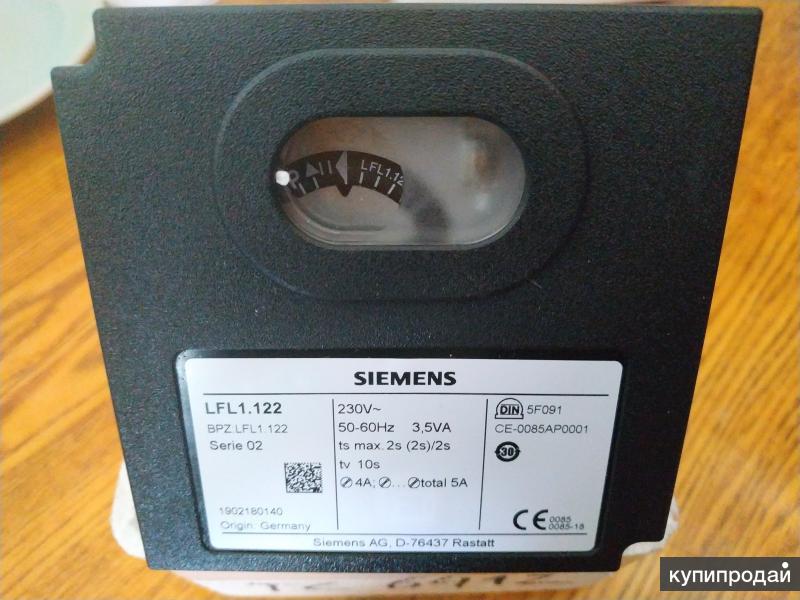 Siemens lfl схема платы Блок управления горением Siemens LFL1.122 . новые в Уфе