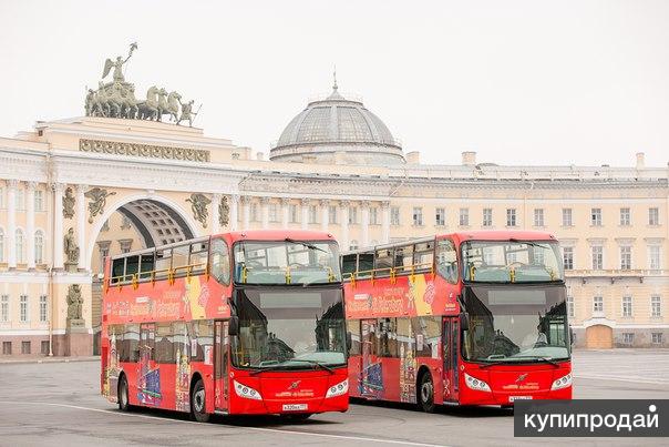 Питер автобус двухэтажный экскурсии City Sightseeing