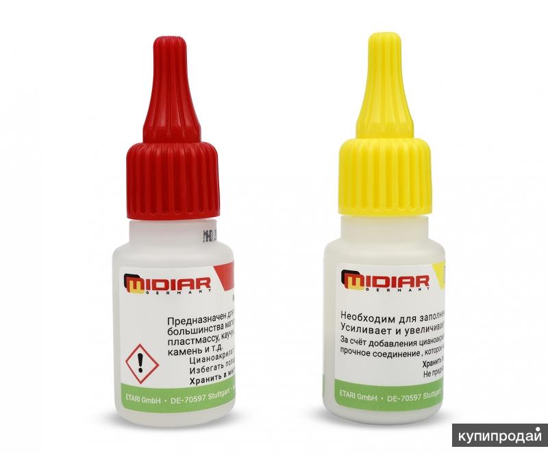 Двухкомпонентный клей MIDIAR 20g, Германия