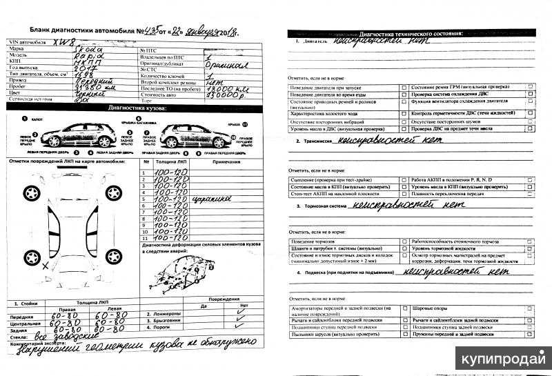 Диагностическая Карта Купить Спб Без Осмотра Автомобиля