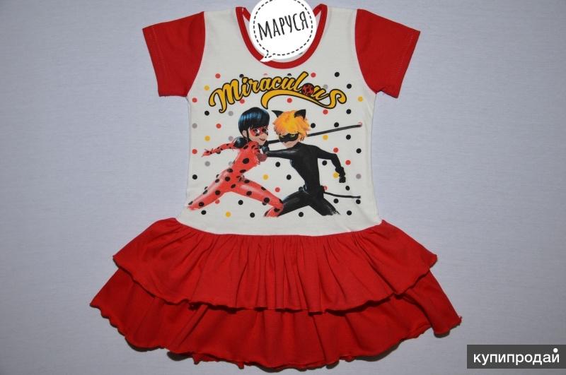 Платье Леди Баг Для Девочек фото 7