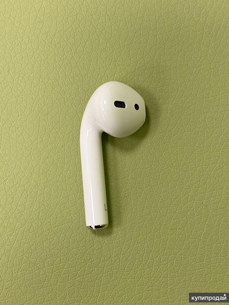 Наушники левый. Аирподсы 2 поколения. AIRPODS 2 оригинал. Левый наушник. Правый наушник.