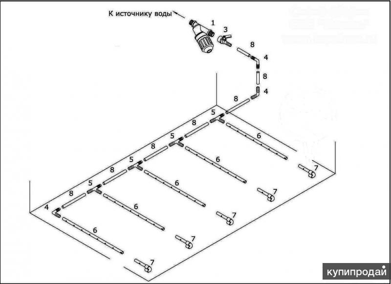 Капельный полив жук схема сборки