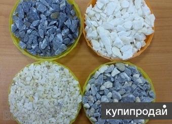 Мраморный щебень , микрокальцит , мраморная крошка