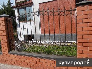 Кованые заборы и металлоконструкции в Калининграде