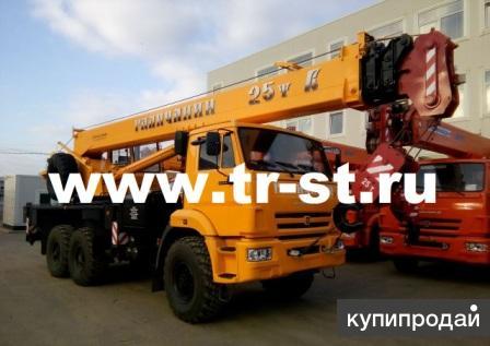 Автокраны Галичанин 25 тонн на шасси КАМАЗ, УРАЛ, МАЗ от Компании ТОРГОВЫЙ СТРОЙ