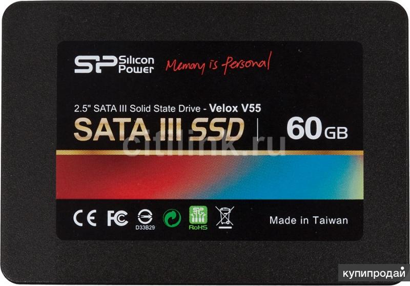 ssd silicon power velox v55, 60гб, sata lll