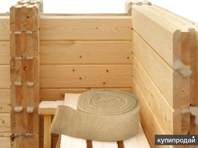 Межвенцовый утеплитель для бруса ПОЛИТЕРМ и AVATERM