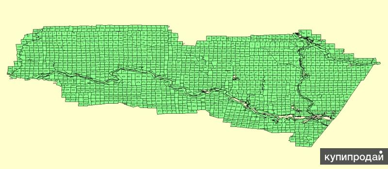Карта лесных кварталов красноярского края