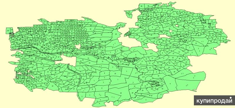 Карта лесных кварталов красноярского края
