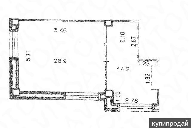 1 комнатные квартиры тзр волгоград. Свободного назначения, 43 м².