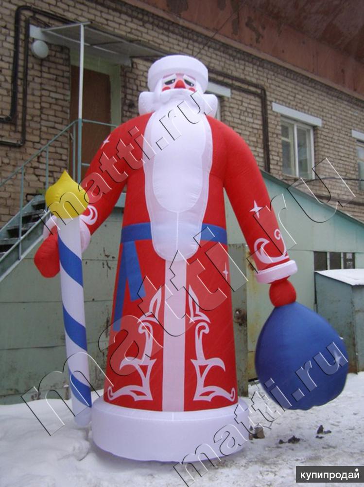 Уличная фигура Деда Мороза создаст праздничное настроение на вашей улице