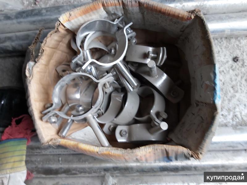 Хомуты из нержавейки на трубы DN50 в Санкт-Петербурге