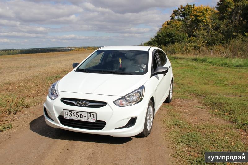 Hyundai solaris белый