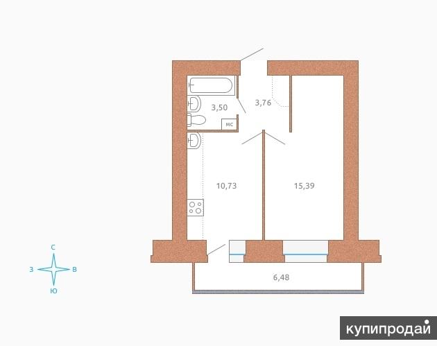 Продаю квартиру согласно ФЗ-214 по Договору долевого участия (обязательно