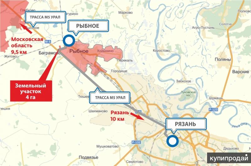 Г рыбное рязанская область карта