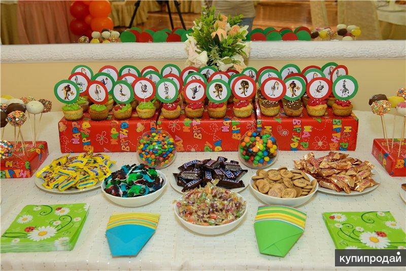 Праздничный стол на выпускной в детском саду фото