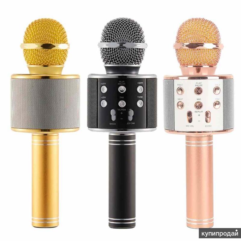 Беспроводной Bluetooth караоке микрофон hifiws-858