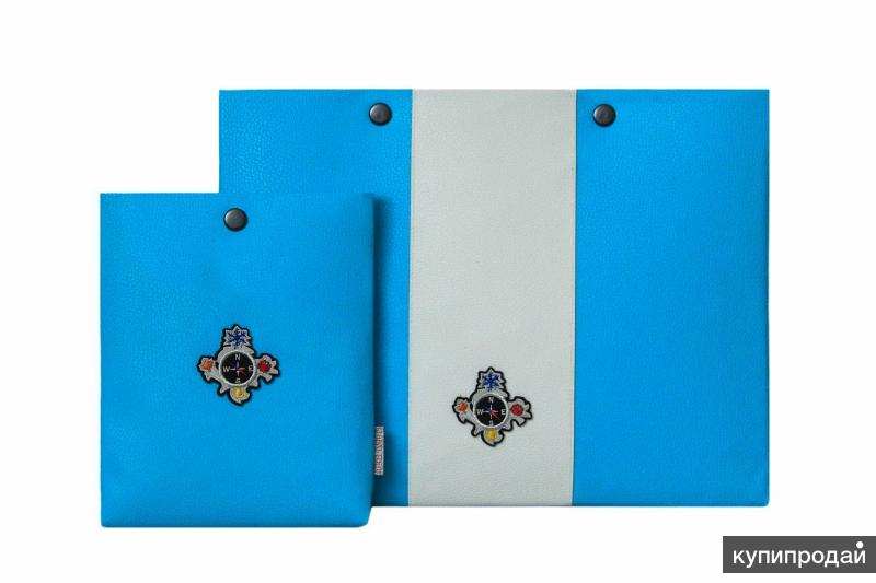 Note 13 blue. Чехол папка для ноутбука.